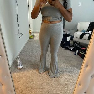 Gray two piece